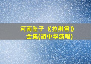 河南坠子 《拉荆笆》 全集(胡中华演唱)